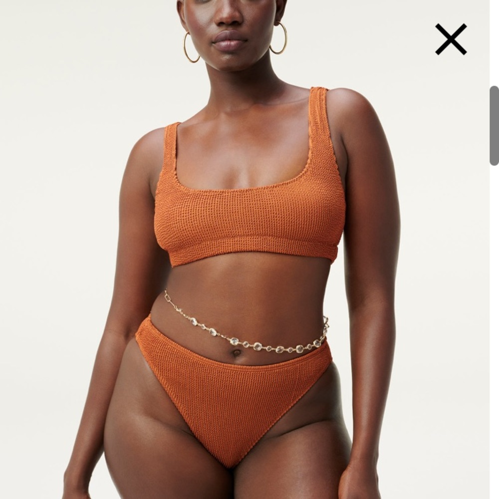 Good American Chai Bikini Top 1/2 Bottoms 3/4